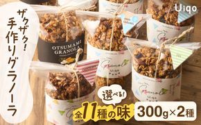 ザクザク!手作りグラノーラ300g×2種【Uiqo】_HA1120