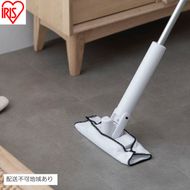 電動フロアワイパー SWD-B-W ホワイト アイリスオーヤマ 電動モップ コードレス フローリングワイパー モップ 水拭き 床掃除 雑巾 床拭き フローリング 掃除 充電式 コードレス リビング 廊下 水拭きシート対応