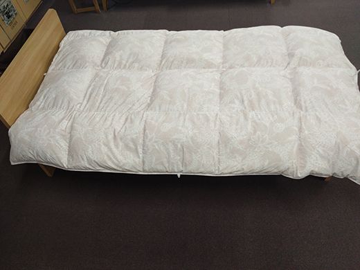 ワタセの羽毛ふとん　シングル　赤【CW15W】