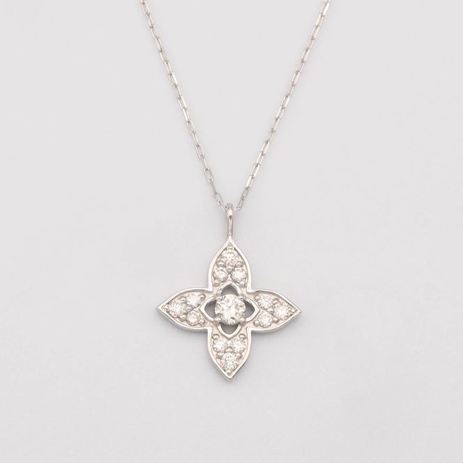 PT900/PT850 0.15ct ダイヤモンド ペンダントネックレス HH-019744 SWBT011