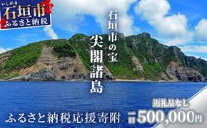 【返礼品なし】石垣市の宝「尖閣諸島」資料収集及び情報発信等事業 の為の寄附(500000円)