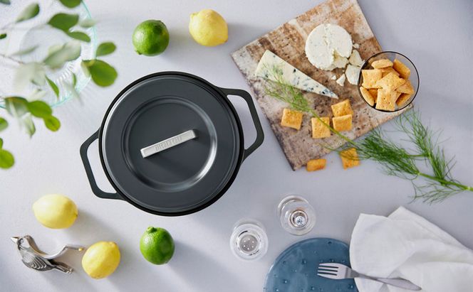 無加水鍋 COTOCO 20cm SMKSN-S20チャコールグレー アイリスオーヤマ 