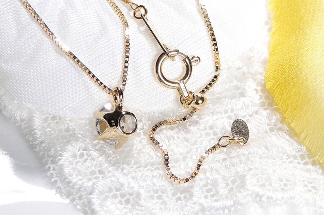 K18YG【0.5ct】一粒 ダイヤモンド ネックレス 【H-SI2-Good】【中央宝石研究所ソーティング】 CSN00161-18Y SWAV065