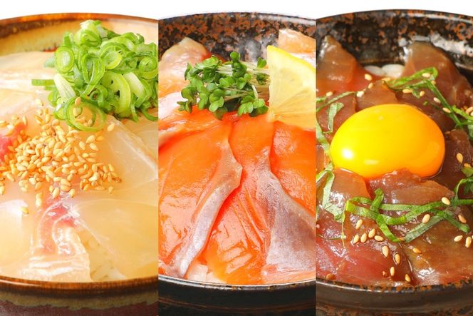 海鮮丼 漬丼 全5種 8食 セット [請関水産 宮崎県 日向市 452061675] ブリ マダイ マグロ サーモン カツオ 海鮮丼の具 海鮮丼セット 食べ比べ 冷凍 漬け丼 簡単 個包装 時短 お茶碗盛り