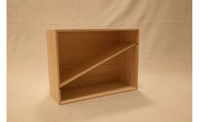 ShoewindowBOX（LOW)専用スリーブ付き　スニーカー シューズボックス シューズケース 靴 靴箱 インテリア 天然木 木製 収納 ディスプレイ