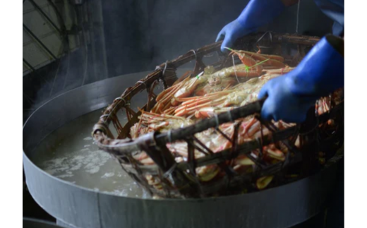 【釜茹で松葉がに（1杯あたり700～900g）と紅ずわいがにの自家製濃厚みそ1個（40g） セット 冷蔵】 カニの本場 香住 ベニズワイガニ 兵庫県 香美町 かに カニ 蟹 甲羅みそ かにみそ ボイル 職人が見極めて手作業で炊き上げ 一切冷凍保存を行わない ミシュラン星付レストランからも注文が入ります カネリョウ 110000円 39-05