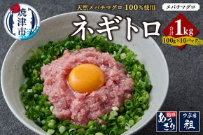 a12-268　天然 メバチマグロ ネギトロ 100g x 10パック 合計1.0kg