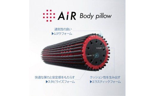 エアーボディーピロー(抱き枕)レギュラータイプ【P253W1】