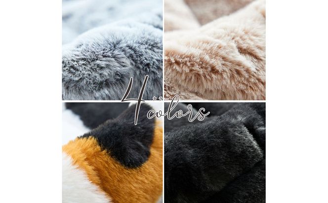 【ニッセン】まるで猫!のような洗えるモフモフキルトラグ 約185cm×185cm (猫Feel) ロシアンブルー(グレー系)［ 京都 nissen ラグ 絨毯 人気 おすすめ 洗える こたつ敷き ホットカーペット 床暖房 ギフト プレゼント お取り寄せ 通販 送料無料 ふるさと納税 ］ 261009_A-YM011VC01