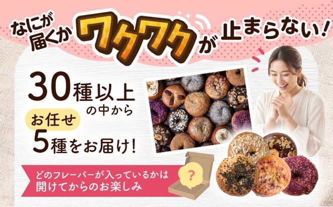 おまかせベーグル 5個セット お取り寄せ 詰め合わせ 冷凍 沖縄県産 朝食 パン 沖縄市 / ZEBRA.Bagel[BCAE017]
