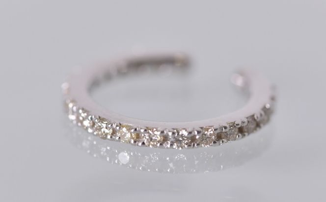 0.2ct 10金 イヤーカフ ホワイトゴールド管理番号RTJ-019 246-001-WG