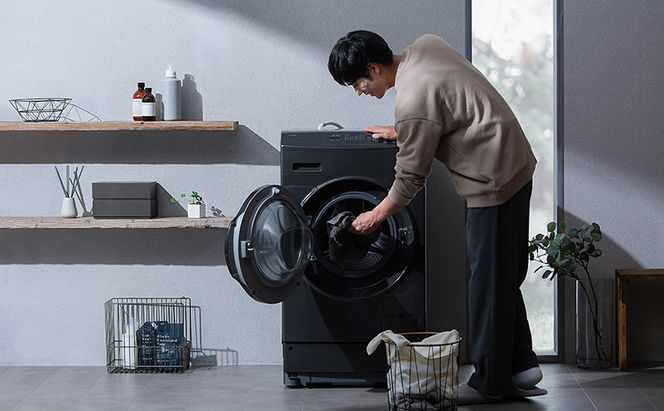 洗濯機 ドラム式洗濯乾燥機 ドラム式洗濯機 8.0kg FLK852-B アイリスオーヤマ 乾燥 5.0kg 温水洗浄 節水 乾燥機 ブラック 