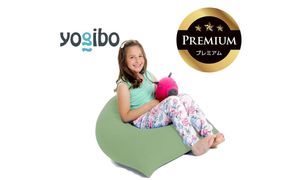 Yogibo Pyramid Premium（ヨギボー ピラミッド プレミアム）＜ピスタチオ＞【ビーズクッション ビーズ 座椅子 椅子 クッション ビーズソファー ビーズソファ 新生活 プレゼント インテリア 家具 ベッド ゲーム】-[G777-13]