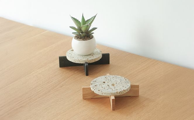 センダイフォルム プランツコースター ナチュラル【雑貨 日用品 観葉植物 植物 プランター 植木鉢  プラント 仙台 コースター  インテリア 生活雑貨 癒し 空間】 041009_FT001VC01
