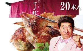 099H3104 【年内発送】手羽先餃子20本 (10本×2袋) 日本料理屋のお惣菜 さのうまみ鶏 小分け