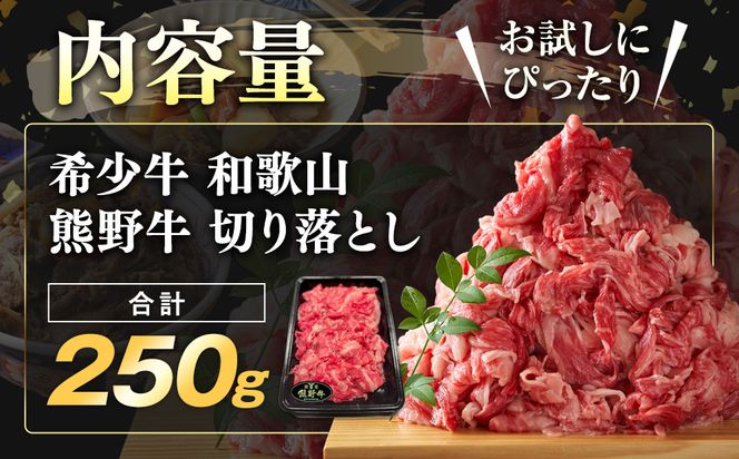 和歌山 熊野牛 切り落とし250g × 1パック［部位おまかせ］［MK1w］ 304018_DX001