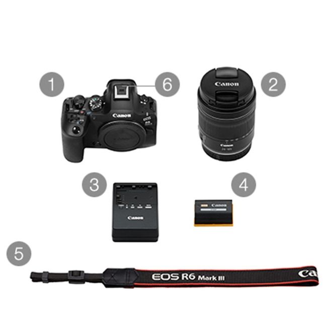 【Canon】 キヤノン ミラーレス カメラ EOS R6 MarkⅢ STMレンズキット キャノン Mark3 家電_0061C