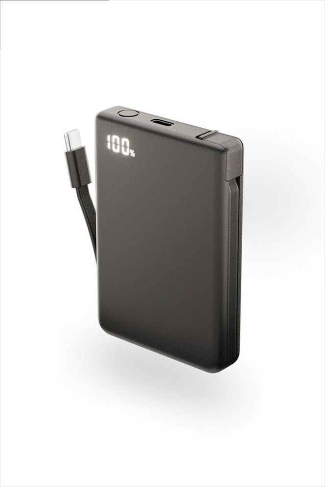CIO モバイルバッテリー 5000mAh Mate Powerbank 002 ライトブラック｜小型 軽量 おしゃれ 便利 [2679]
