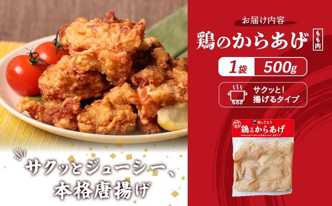 【揚げるタイプ】鶏のからあげ もも500g（500g×1パック）【35049】