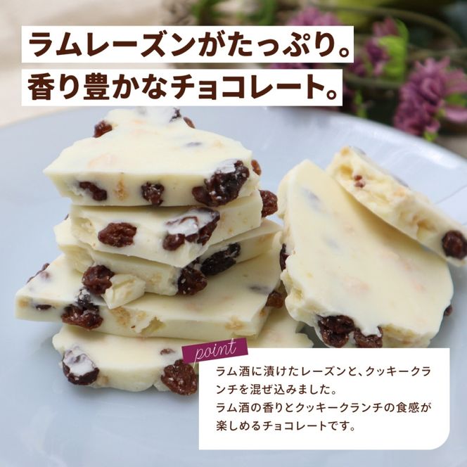 割れチョコ 妖艶なラムレーズン450g fktr0006