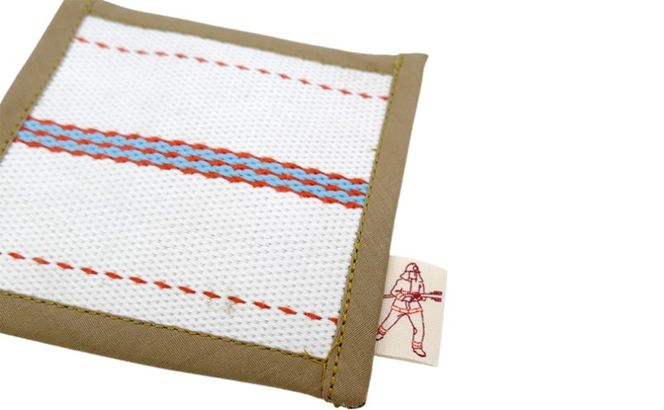 【一点物】高梁市消防本部 消防ホースリメイクコースター4点セット コースター 岡山 高梁市