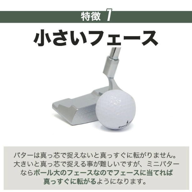 匠ミニパター「スピンコントロール」＆ ゴルフボールV1 （１スリーブ・３個入） / 練習  極小ヘッド ヘッド小さめ ゴルフパター 軟鉄削り出し 東邦ゴルフ ゴルフ用品 タイトリスト 090BF01S.