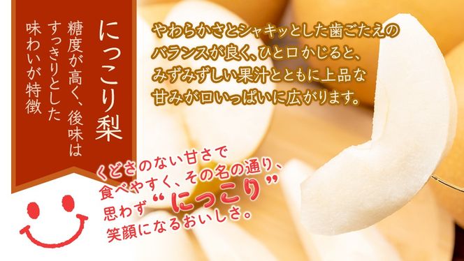 ＜ 訳あり ＞ にっこり 約5kg 【2026年10月より発送開始】（茨城県共通返礼品 [梨]：大子町産） ご家庭用 フルーツ なし ナシ 和梨 梨 わけあり 果実 旬のフルーツ お取り寄せ くだもの 果物 みずみずしい