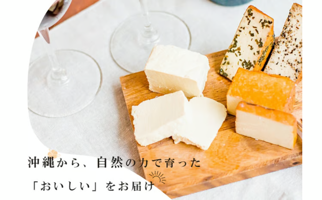 添加物控えめでヘルシー！まるでチーズな島どうふセット