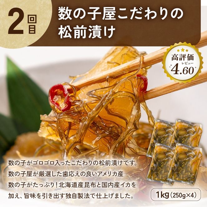 〈定期便全4回〉ご飯がすすむ！留萌のご飯のお供定期便！R200-010