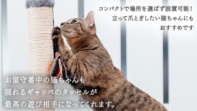 猫 爪とぎ ギャッベのタッセル 付き 猫グッズ 猫用品 ペット用品 ペット 猫 ねこ ネコ ベッド アウトドア おしゃれ 爪とぎ キャット にゃんこ キャットタワー [BP290-NT]