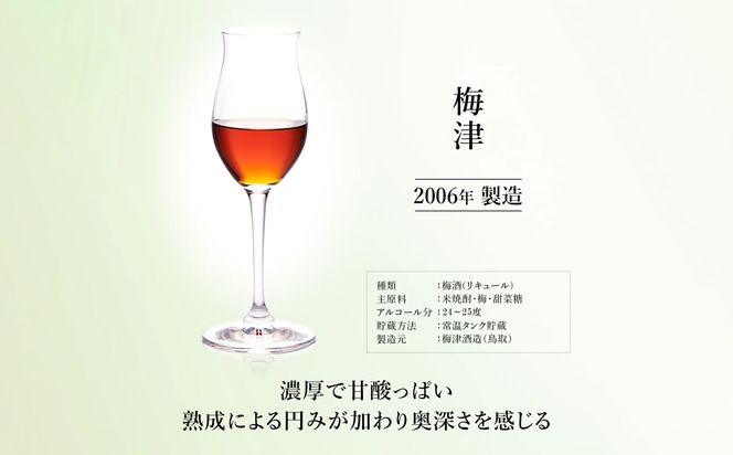 熟成梅酒３銘柄セット　古昔の美酒「うめ梅酒」　飲み比べ 梅酒 古酒