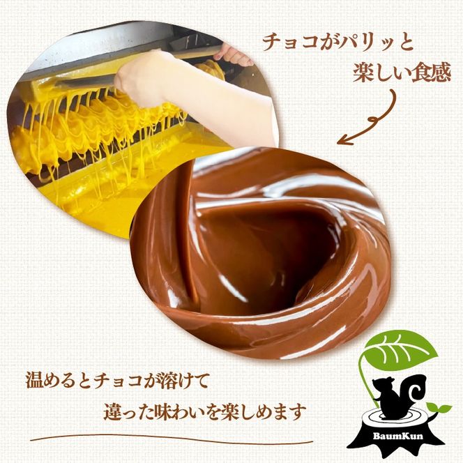 バームクーヘン Baum薫 チョコ バナナ ハード スイーツ 菓子 おやつ お菓子 洋菓子 着色料不使用 ギフト プレゼント 贈り物 静岡県 藤枝市 [PT0140-000011]