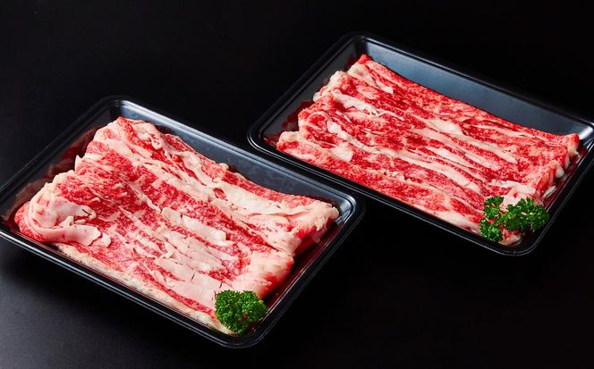 【1週間以内発送】【訳あり】A5 近江牛切り落としスライス 食べ比べ ブリスケ＆バラ 500g【FO33W】
