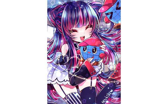 如月れいな ふるさと納税限定セット（イラスト集3冊、キーホルダー4種、限定A4ポスター1枚） 雑貨 小物 画集 フルカラー 直筆サイン入り 手書きメッセージ付き キーホルダーセット 