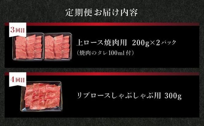 【2025年11月以降順次発送】希少な特選石垣牛をご家庭で！！全4回合計1.5kgの焼肉セット　上赤身（ウチモモ、シンタマ、ランプ）、上カルビ、上ロース各400gずつ、リブロースしゃぶしゃぶ用300g & 石垣牛 MARU秘伝の焼肉タレ100ml×3本