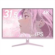 210-3394　Pixio ゲーミングモニター 32インチ 4K 144Hz Fast IPS ピンク PX32UWAVEK【 神奈川県 小田原市 】