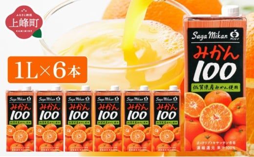 みかん100 1L×6本