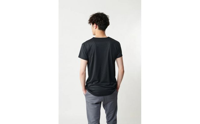 【数量限定】リライブインナー/メンズ/半袖/ブラック（3Lサイズ） 【 リカバリーウェア インナー メンズ インナーシャツ 半袖 アンダーシャツ 機能性シャツ 肌着 プレゼント ギフト 】 041009_ES008VC06