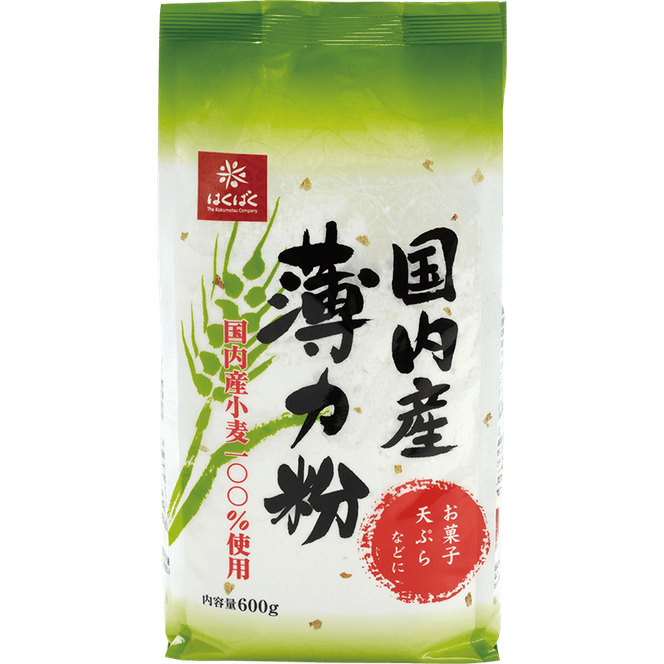 【はくばく】国内産薄力粉 ３．６ｋｇ（600g×6袋）　国内産小麦 漂白剤不使用 添加物不使用 薄力粉 はくりきこ はくばく 山梨 やまなし 富士川町