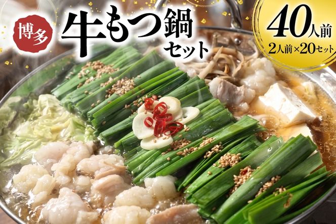 もつ鍋 牛もつ 醤油スープ  訳ありセット 40人前 [Esprit 福岡県 筑紫野市 21761541] 国産 もつ モツ鍋 もつ鍋セット モツ鍋セット 冷凍 博多 ヤマタカ醤油  醤油味  小分け こだわりスープ 簡易包装