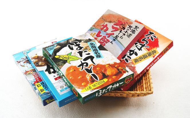 高島食品 カレー5種セット 3ヵ月 定期便 惣菜 レトルトカレー 海鮮カレー かきカレー 雲丹カレー 大漁カレー ほたてカレー たらばかにカレー ランチ 夕飯 夜食 簡単 手軽 