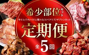 mrzZ106 【定期便】希少部位 定期便6.5万円コース【小分け 希少部位 ヒレ 鶏肉 スペアリブ はらみ ハラミ 牛肉 焼肉 BBQ 簡単調理 味付き】