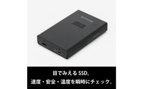 Nextorage ディスプレイ付き みえるポータブルSSD　4TB 141305_KE71