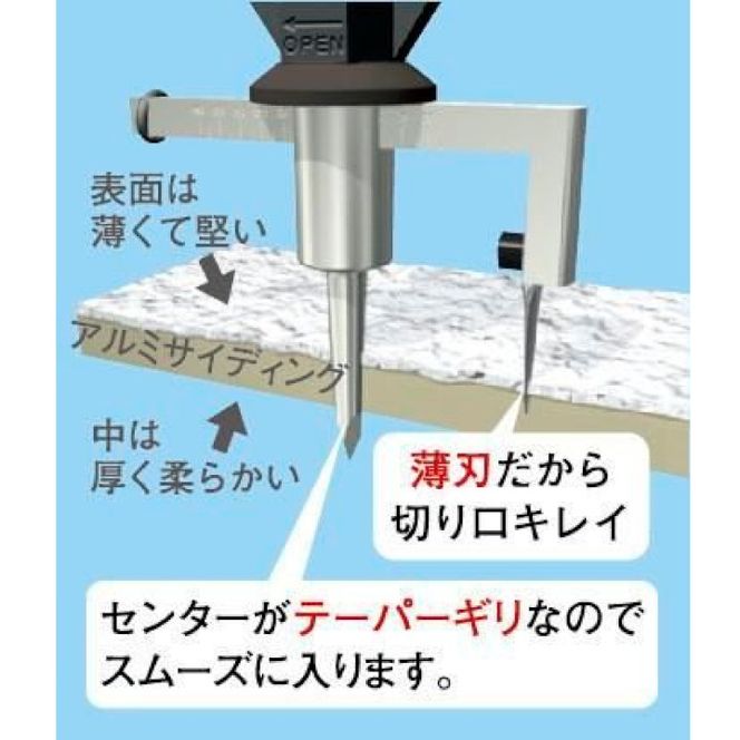 【神沢鉄工】自由錐ＳＤ アルミサイディング用 K-152