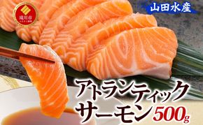 山田水産 アトランティックサーモン 500g 鮭 海鮮 サーモン 生食用 刺身用 サケ さけ シャケ しゃけ 魚 魚介類 刺身 寿司 海鮮丼 丼 新鮮 おかず おつまみ 海の幸 送料無料 山田水産 北海道 滝川市