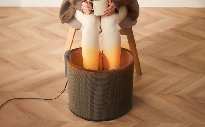 ぐるポカパネルヒーター APH-R12B-DT ダークブラウン パネルヒーター 足元 デスクヒーター アイリスオーヤマ 小型 コンパクト パーソナル暖房 こたつ ミニこたつ パーソナルこたつ 遠赤外線 足元暖房 省エネ 節電 無音 無風