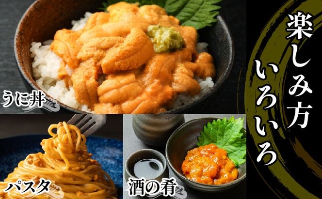 無添加 昆布仕立ての生うに 50g×4P | 生うに 無添加 うに 昆布仕立て 50g 刺身用 海鮮 冷凍 お取り寄せ ギフト 人気 高級 ご褒美用 海鮮丼用 ウニ丼用 高級食材