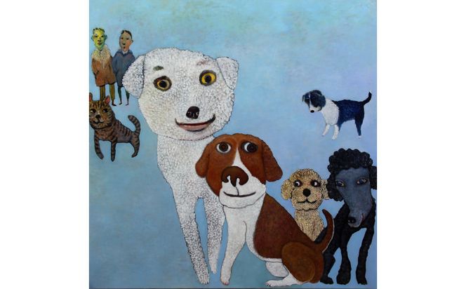 アーティストが描く愛しいペットのポートレート　S30号 142069_DK012