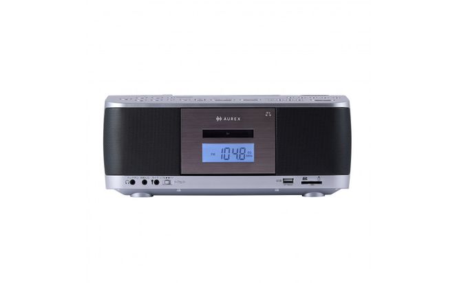 AUREX SD/USB/CDラジオカセットレコーダー AX-KCR70(S) 141305_KV166