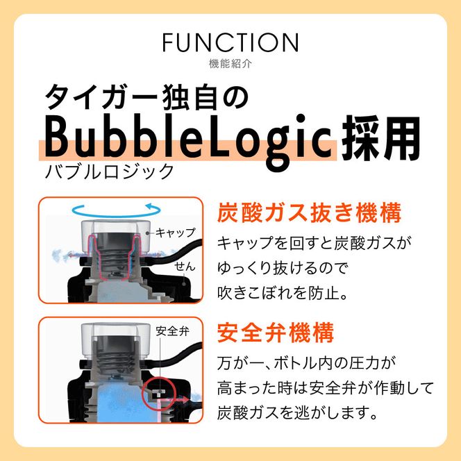タイガー魔法瓶 真空断熱炭酸ボトル MTA-T150KS スチール 1.5L【 大阪府門真市 家電 電化製品 キッチン家電 生活家電 新生活 新生活応援 】 272230_AZ042VC03